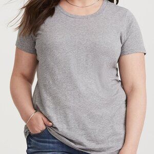 Torrid Gray Short Sleeve Tee